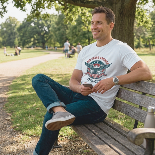 250 Years America Eagle T-Shirt | 1776-2026 | 4th of July Freedom Tee