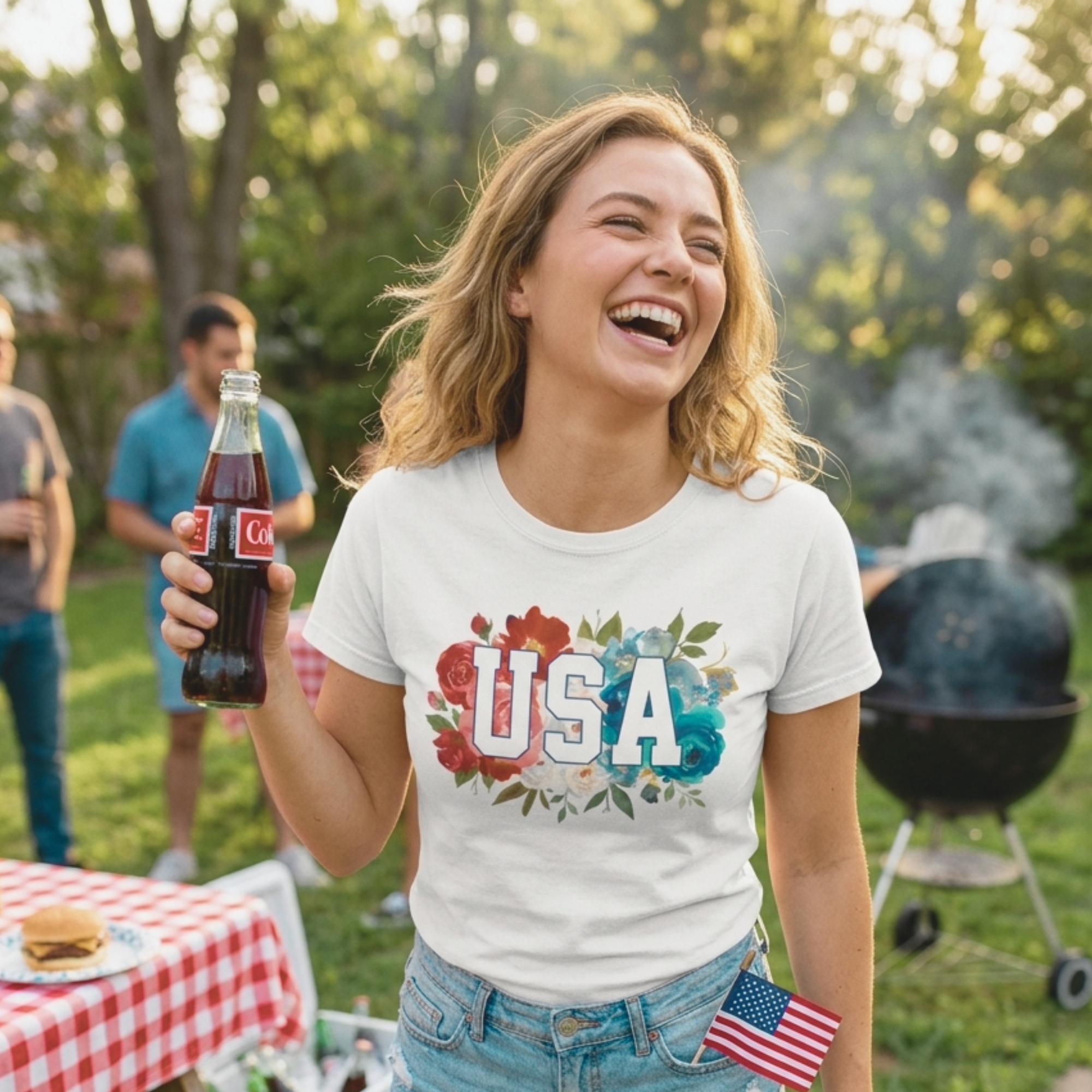 Feminine USA Shirt 🌸🇺🇸 Perfect 4th of July Outfit
