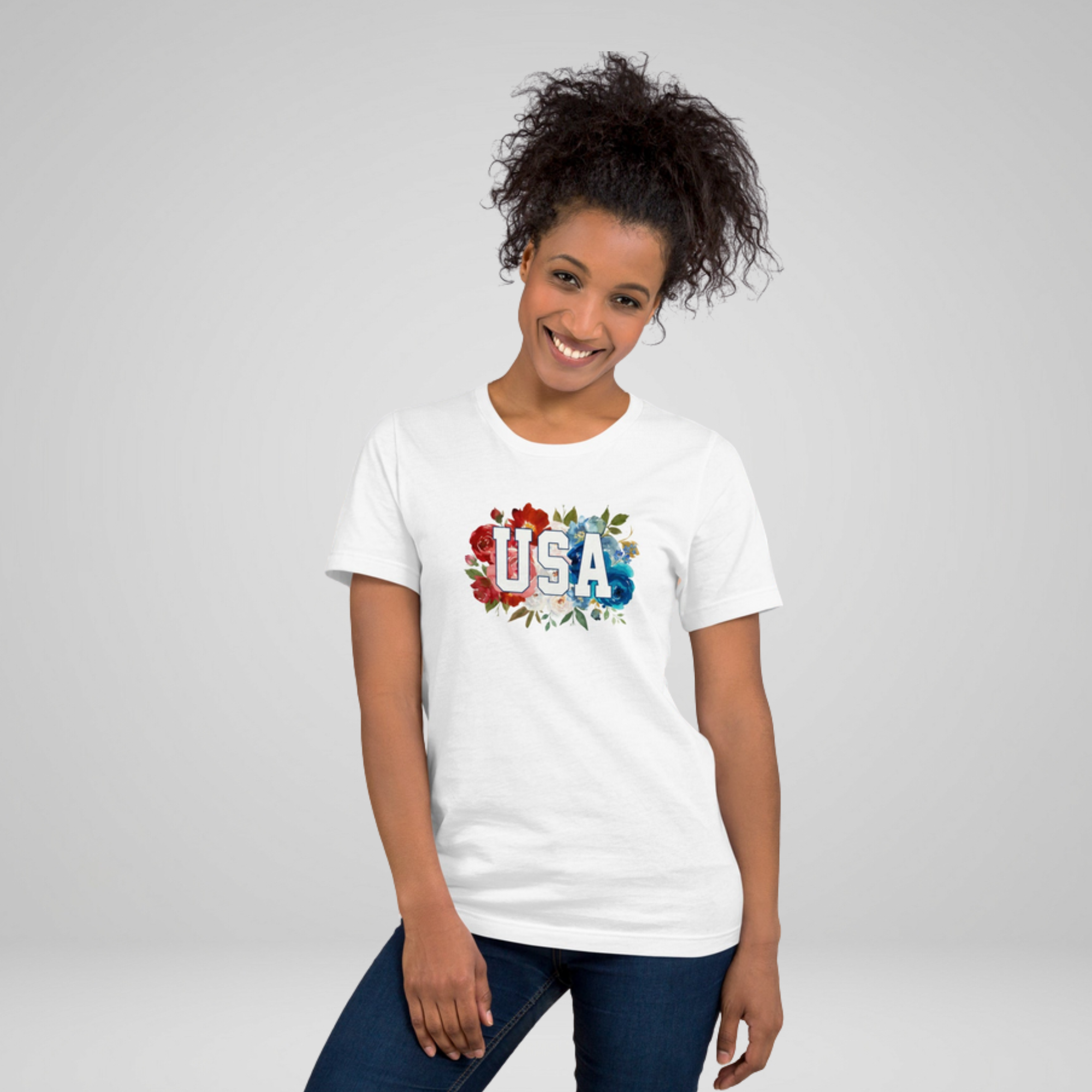 Feminine USA Shirt 🌸🇺🇸 Perfect 4th of July Outfit