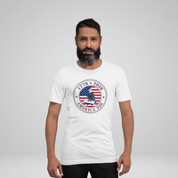 America 250 T-Shirt | 1776-2026 Eagle Badge | 4th of July Patriotic Tee