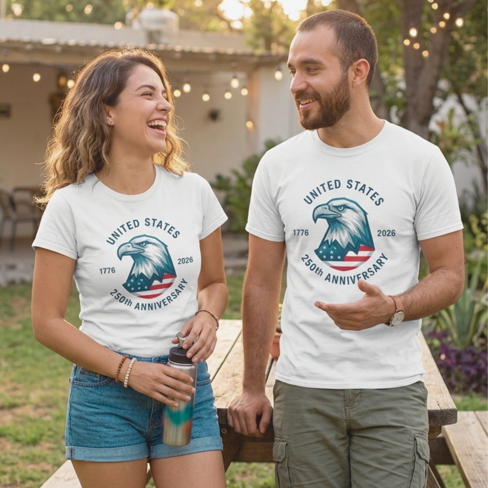 United States 250th Anniversary Tee | Bald Eagle | 1776-2026 4th of July